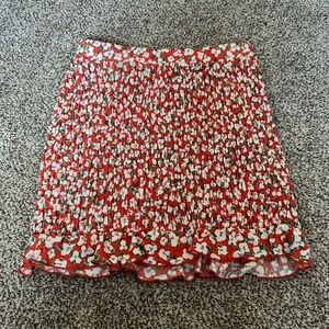 NWT Vero Moda Bright Floral Mini Skirt